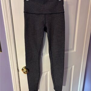 Lululemon Wunder Under HR Tight 28" - Herringbone Black/White - Size 6